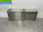 RVS Wandkast 2 Schuifdeuren 148 cm Horeca, Zakelijke goederen, Horeca | Keukenapparatuur, Ophalen of Verzenden, Gebruikt