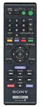 Originele Sony RMT-B119P / RMT-B119A afstandsbediening, Verzenden, Nieuw