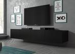 TV-Meubel Mat Zwart - Hangend of staand - 200x32x43 cm