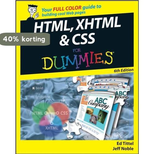 Html, Xhtml And Css For Dummies 9780470238479 Ed Tittel, Boeken, Overige Boeken, Gelezen, Verzenden