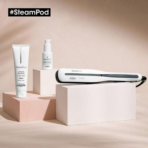 LOreal Steampod 3.0 Stoomstijltang Wit, Sieraden, Tassen en Uiterlijk, Uiterlijk | Haarverzorging, Krultang of Stijltang, Nieuw