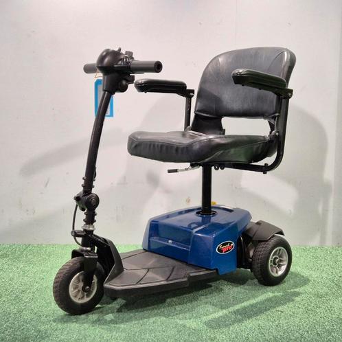 Scootmobiel - Pride Travel Pro ES 3-wiel blauw | Incl gara.., Diversen, Brommobielen en Scootmobielen, Gebruikt, Pride, Ophalen of Verzenden