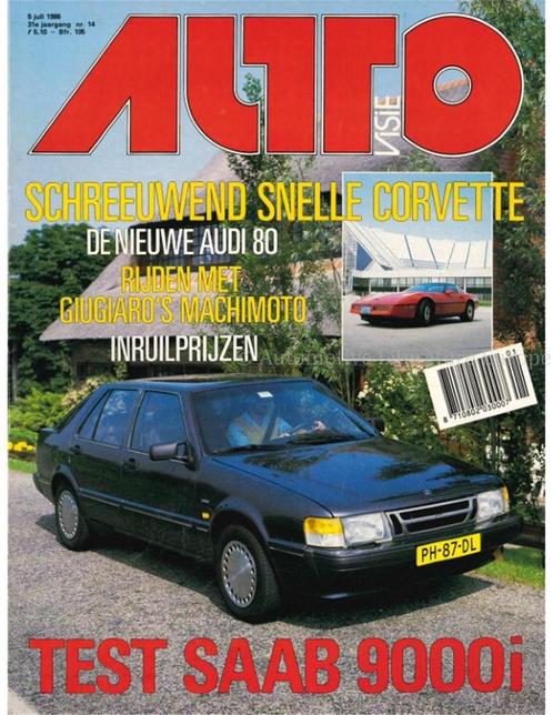 1986 AUTOVISIE MAGAZINE 14 NEDERLANDS, Boeken, Auto's | Folders en Tijdschriften