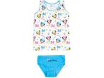 Meisjes ondergoedset - Minnie Mouse - all over print - Blauw, Verzenden, Nieuw