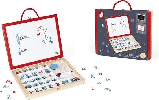 Janod Magnetisch Letterbord - 4-in-1, Kinderen en Baby's, Speelgoed | Overig, Verzenden