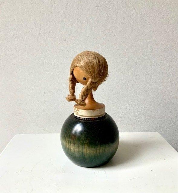 KWO Olbernhau - Ilka Otte - Spaarpot - Hout - Spaarpot, Antiek en Kunst, Curiosa en Brocante