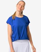 HEMA Dames sportshirt felblauw 2=35% / 1=20%, Verzenden, Nieuw