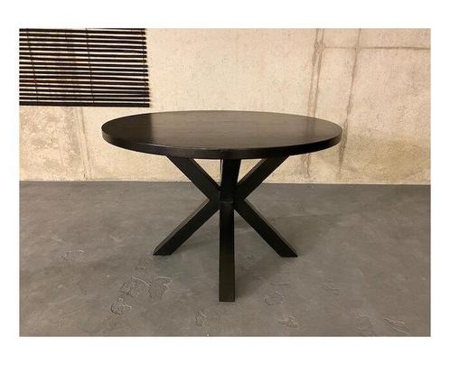 Eettafel Essenhout Rond met Spinpoot | Rond-140 cm, Huis en Inrichting, Tafels | Eettafels, Nieuw, Ophalen of Verzenden