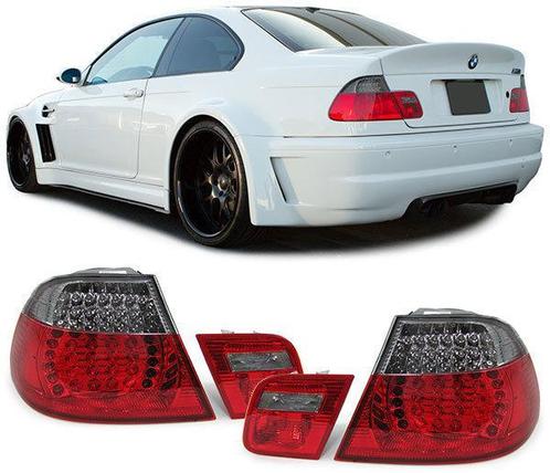 LED Achterlichten Rood / Smoke BMW E46 Coupe 03-06 B5437, Auto-onderdelen, Verlichting