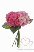 Hortensia Boeketje met *7 PINK ZIJDE Hortensia, Ophalen of Verzenden, Nieuw