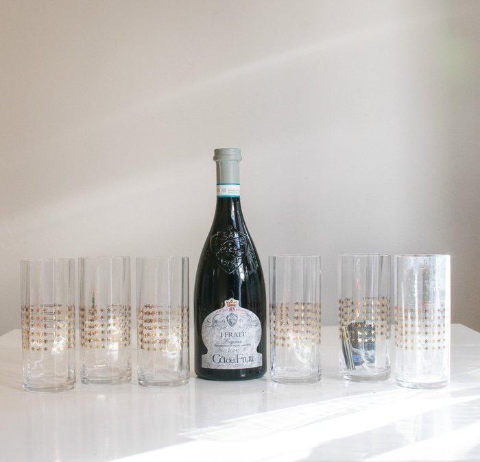 Carlo Moretti e Atelier Iskra - Mariana Iskra - Drinkset (7), Antiek en Kunst, Antiek | Glas en Kristal