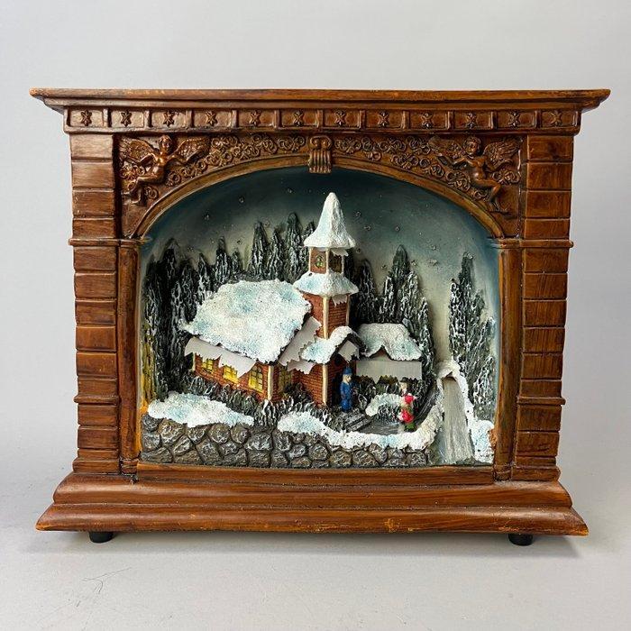 Decoratief ornament - Vintage - CHristmas Hearth with, Diversen, Kerst