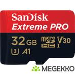 SanDisk Extreme PRO 32GB MicroSDHC Geheugenkaart, Computers en Software, RAM geheugen, Nieuw, Verzenden
