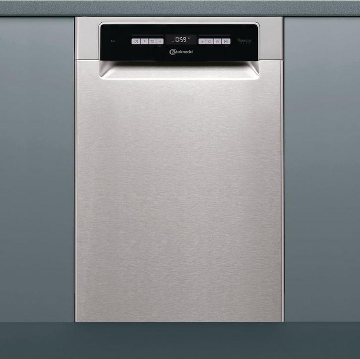 Bauknecht BSUO3O23PFX - Onderbouw Vaatwasser - 44.8 cm - 10, Witgoed en Apparatuur, Vaatwasmachines, Nieuw, 85 tot 90 cm, Ophalen of Verzenden