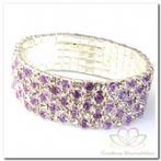 Polsarmband 5 rijen purple/ zilver Polsarmband 5 r, Ophalen of Verzenden, Nieuw