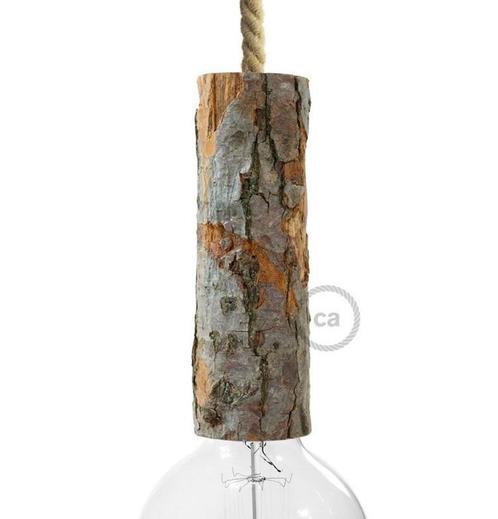 E27 Lamphouder lange boomstam 22cm, Huis en Inrichting, Lampen | Overige, Nieuw, Ophalen of Verzenden