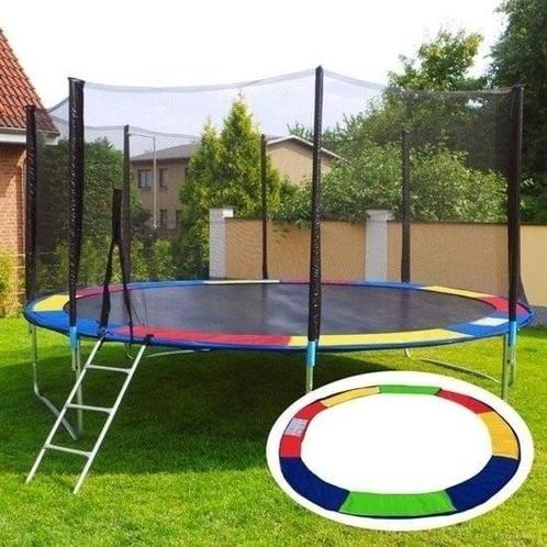 Trampoline 244 cm met ladder - Eenvoudig te installeren -..., Kinderen en Baby's, Speelgoed | Buiten | Trampolines, Nieuw, Ophalen of Verzenden