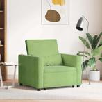 vidaXL 3-in-1 Eenpersoons Sofa Bed Converteerbaar Lichtgroen, Huis en Inrichting, Verzenden, Nieuw