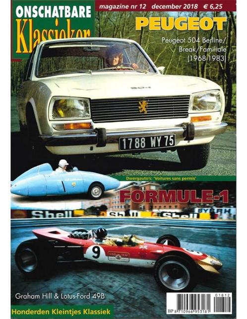 2018 ONSCHATBARE KLASSIEKER MAGAZINE 12 NEDERLANDS, Boeken, Auto's | Folders en Tijdschriften