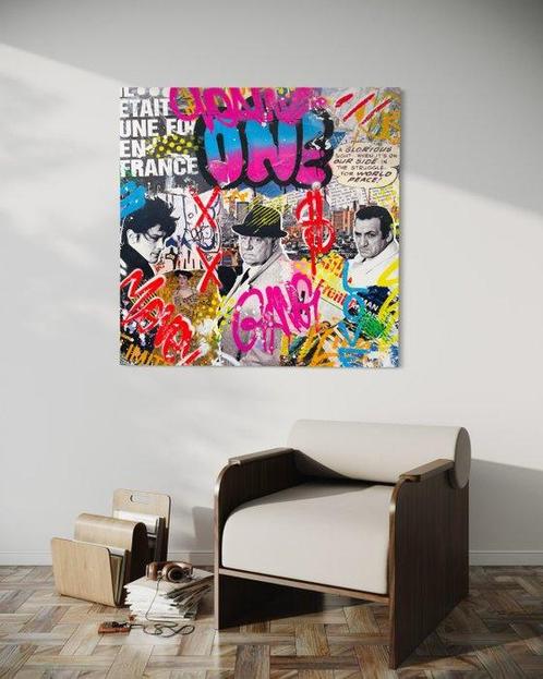 AIIROH (1987) - Please Find Me Crooks [100% Handmade], Antiek en Kunst, Kunst | Schilderijen | Modern