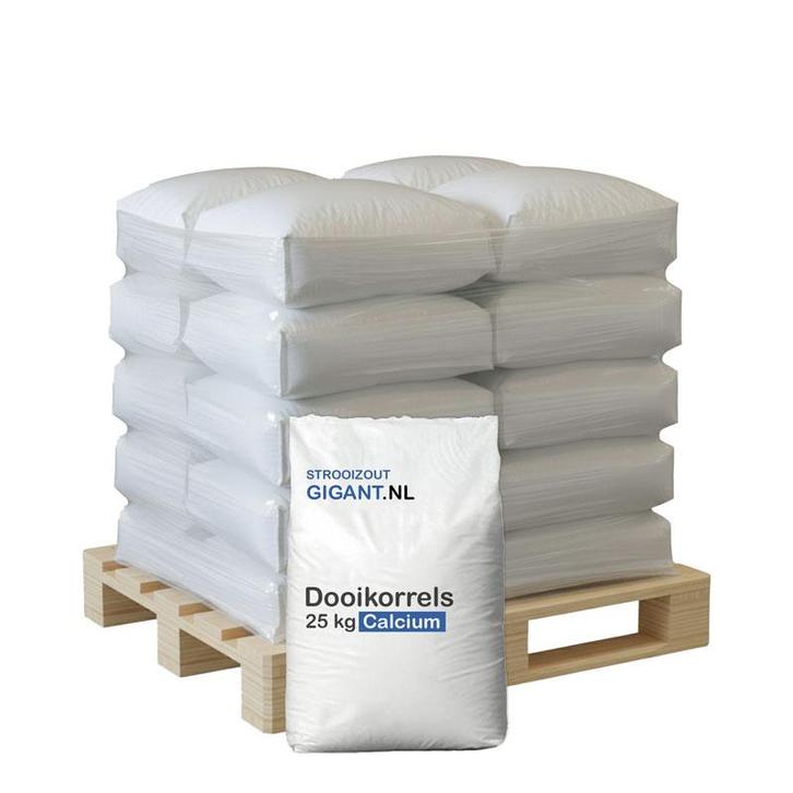 Halve pallet dooikorrels calcium 20 zakken x 25kg (500kg), Huis en Inrichting, Schoonmaakartikelen, Ophalen of Verzenden