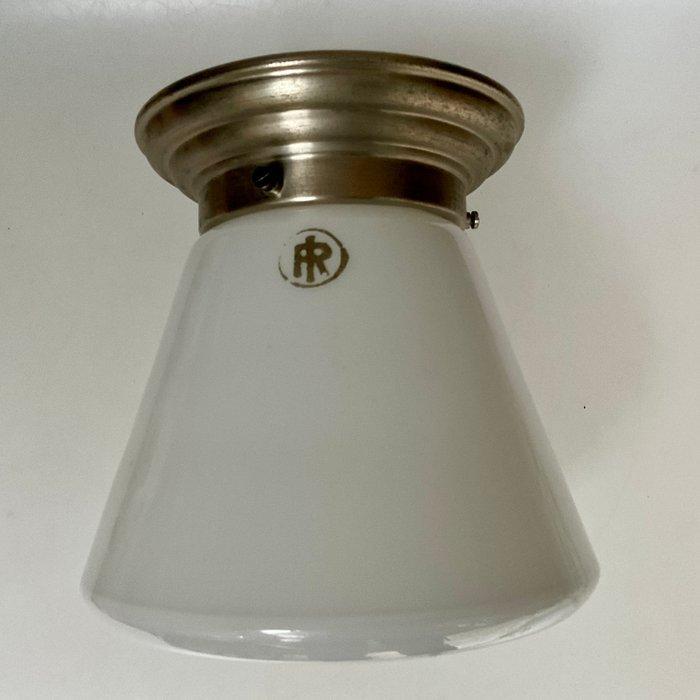 Industria Rotterdam - Plafondlamp - Ijzer Opaalglas -, Antiek en Kunst, Antiek | Lampen