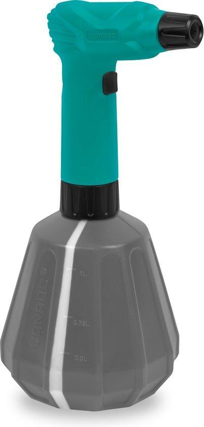 Tweedekans | VONROC Elektrische Drukspuit - 1 liter - 4V -, Doe-het-zelf en Verbouw, Gereedschap | Overige machines, Zo goed als nieuw
