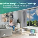 2dekans | LOBUX Gordijnroede zonder boren – Telescopisch –, Huis en Inrichting, Stoffering | Gordijnen en Lamellen, Ophalen of Verzenden