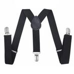 Fako Fashion - Kinder Bretels - Effen - 65cm - Zwart, Verzenden, Nieuw