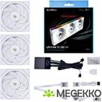 Lian Li UNI FAN TL Series Reverse Blade 120mm 3-pack White, Computers en Software, Computerkoelers, Verzenden, Nieuw