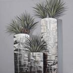 Olieverf schilderij Planten P6627-1, Huis en Inrichting, Woonaccessoires | Overige, Ophalen of Verzenden, Nieuw