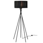 Vloerlamp staande lamp 155 cm Zwart Mikado E27 zwart, Verzenden, Nieuw
