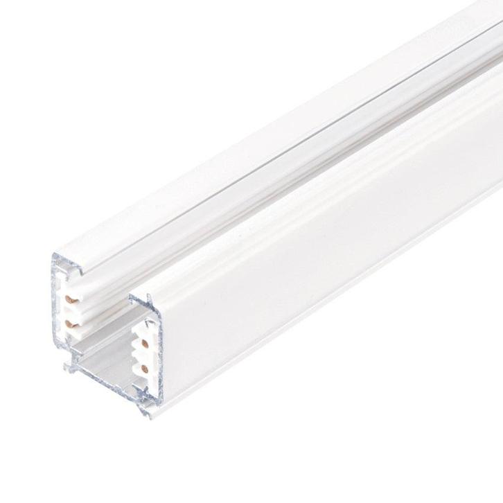 3-Fase Spanningsrails - Wit - 100cm, Huis en Inrichting, Lampen | Plafondlampen, Nieuw, Metaal, Ophalen of Verzenden