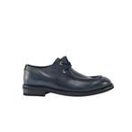 TESTONI - 8 UK - 42 IT - Derby Moc-Toe Shoes Blue Calf &, Nieuw