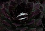 glamira - Verlovingsring Witgoud Diamant - Saffier, Sieraden, Tassen en Uiterlijk, Antieke sieraden