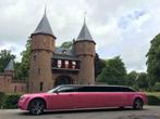 Roze limousine Roze limo huren. roze gala limousine, Met chauffeur, Personenauto