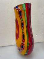 Afro Celotto - Vaas - Gestreept - 52 cm - Muranoglas