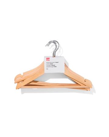 HEMA Kledingshangers kind hout - 6 stuks beschikbaar voor biedingen