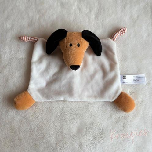 HEMA knuffeldoekje hond teckel, Kinderen en Baby's, Speelgoed | Knuffels en Pluche, Verzenden