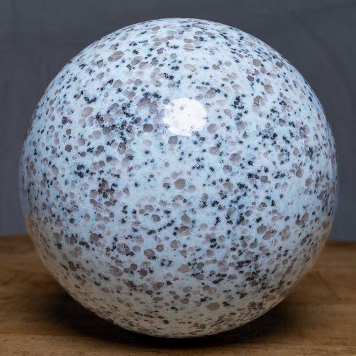 Large Kiwi Lotus Jasper Quality sphere Kristal - Hoogte:, Verzamelen, Mineralen en Fossielen