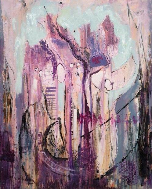 Muz-Martinez (1960) - Vestigios de la Memoria ¨No Reserve¨, Antiek en Kunst, Kunst | Schilderijen | Modern