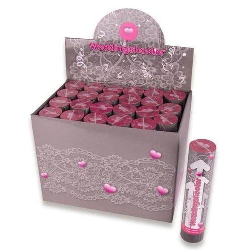 Confetti kanon 20CM Wit, Hobby en Vrije tijd, Feestartikelen, Feestartikel, Nieuw, Verzenden