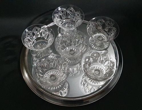 Baccarat - Champagneglas (6) - Beaujeu-model - Kristal -, Antiek en Kunst, Antiek | Meubels | Tafels