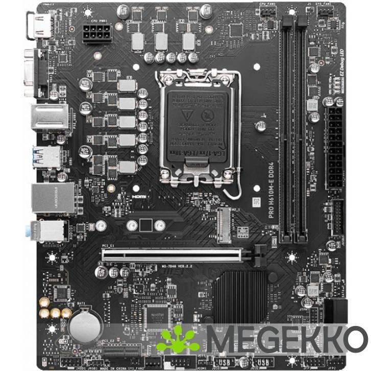 MSI PRO H610M-E DDR4, Computers en Software, Moederborden, Nieuw, Verzenden