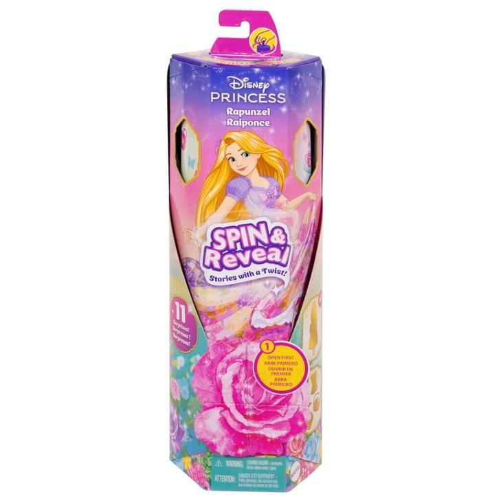 Disney Princess Spin & Reveal Rapunzel Pop, Kinderen en Baby's, Speelgoed | Poppen, Nieuw, Verzenden