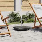 vidaXL Parasolvoet vierkant 30 kg graniet zwart, Tuin en Terras, Parasols, Verzenden, Nieuw, Minder dan 1 meter, Parasolvoet