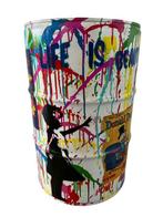 Koen Betjes - Banksy x Haring StreetArt Barrel, Antiek en Kunst, Kunst | Schilderijen | Modern