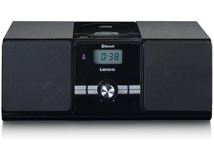Lenco MC-030BK - Microsysteem - Bluetooth 5.0 FM radio, Huis en Inrichting, Woonaccessoires | Overige, Zo goed als nieuw, Verzenden