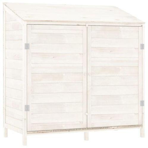 Witte Houten Tuinschuur - - Retourdeal - Gereedschap Opslag, Tuin en Terras, Tuinhuizen, Minder dan 200 cm, Zonder ramen, Minder dan 250 cm