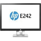 HP E242 - 24 inch - 1920x1200 - DP - HDMI - VGA - Zwart, Zo goed als nieuw, Verzenden